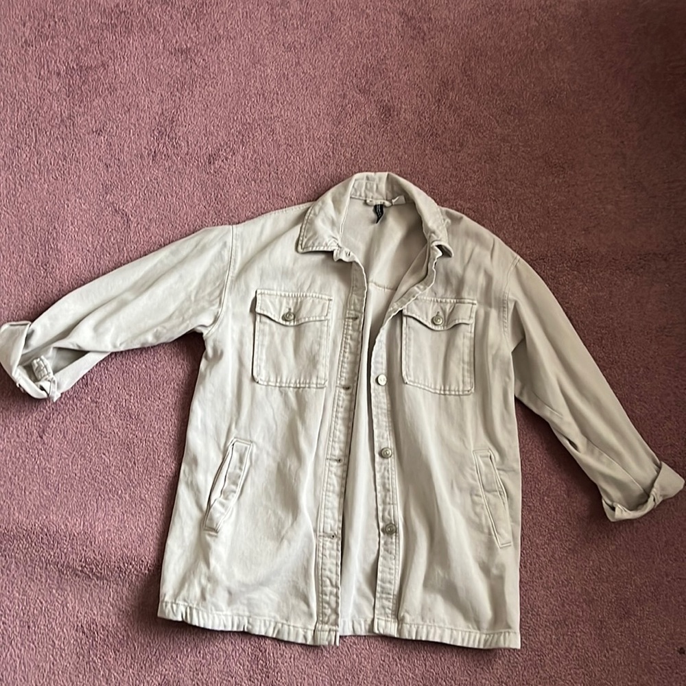 H&M Size XS oversized button down shirt